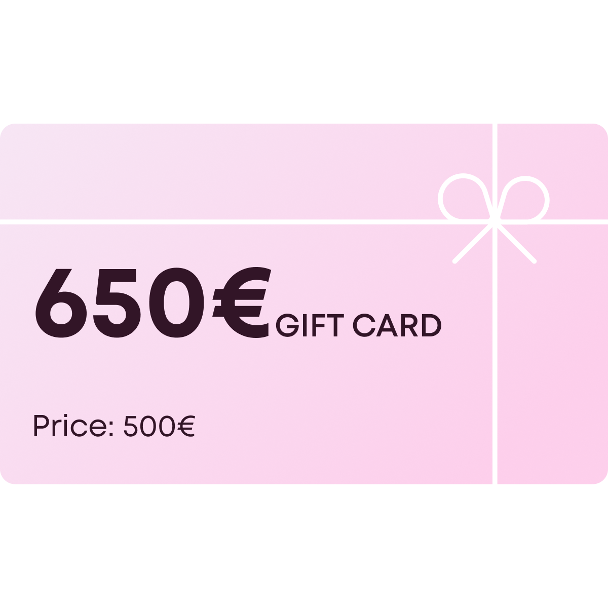 Giftcard (650€)