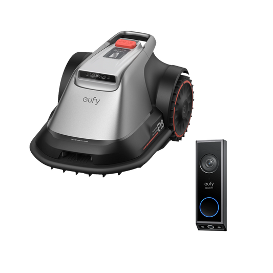 eufy Robot Lawn Mower E18 + Video Doorbell E340